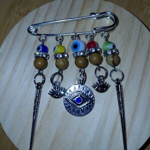 Witchcrafted Ultimate PROTECTION from the EVIL EYE Pin Brooch